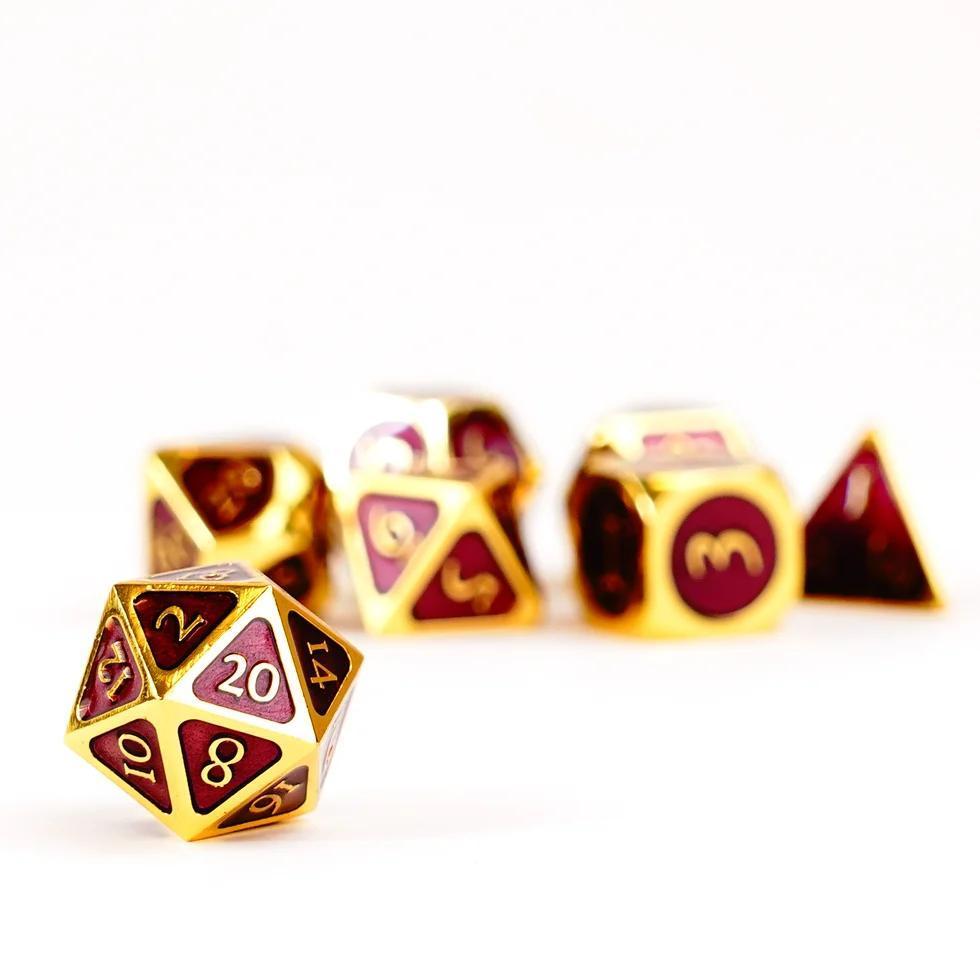 FanRoll Metal 7 Dice Set