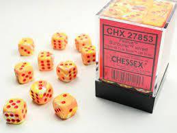 36 Count D6 Festive Chessex Dice Cube