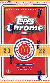 2022 Topps Chrome McDonald's All American Basketball