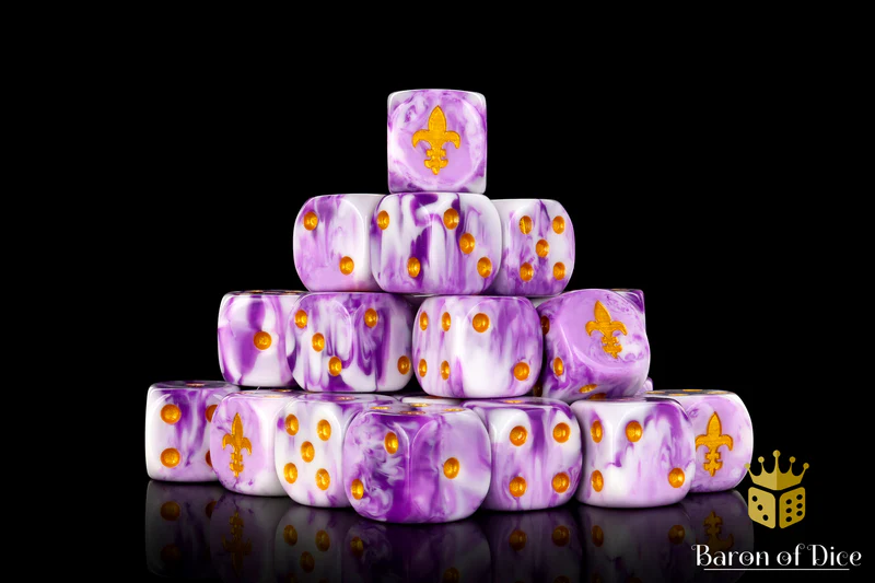 Baron of Dice 25 Count Square Corner Imperial Dice