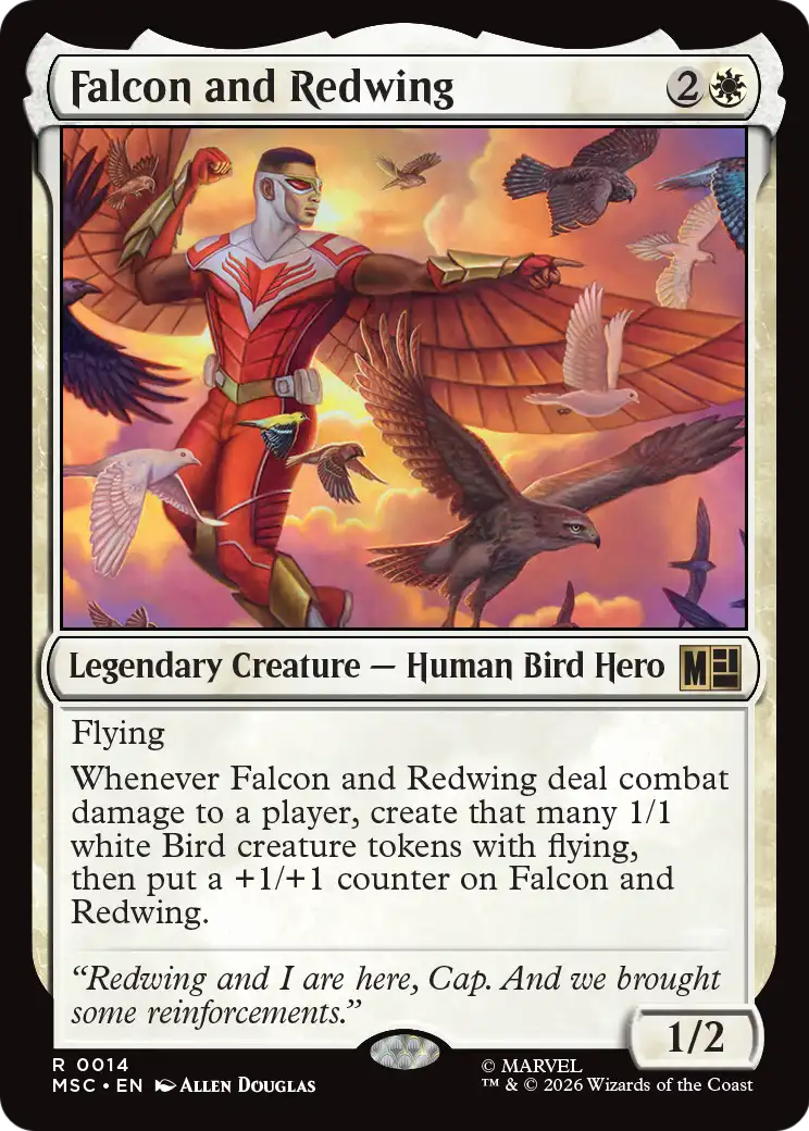 Falcon and Redwing