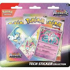 Prismatic Evolutions Tech Sticker Collection (Releases 1/17/25)