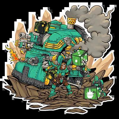 Baron Premium Warmachine Stickers