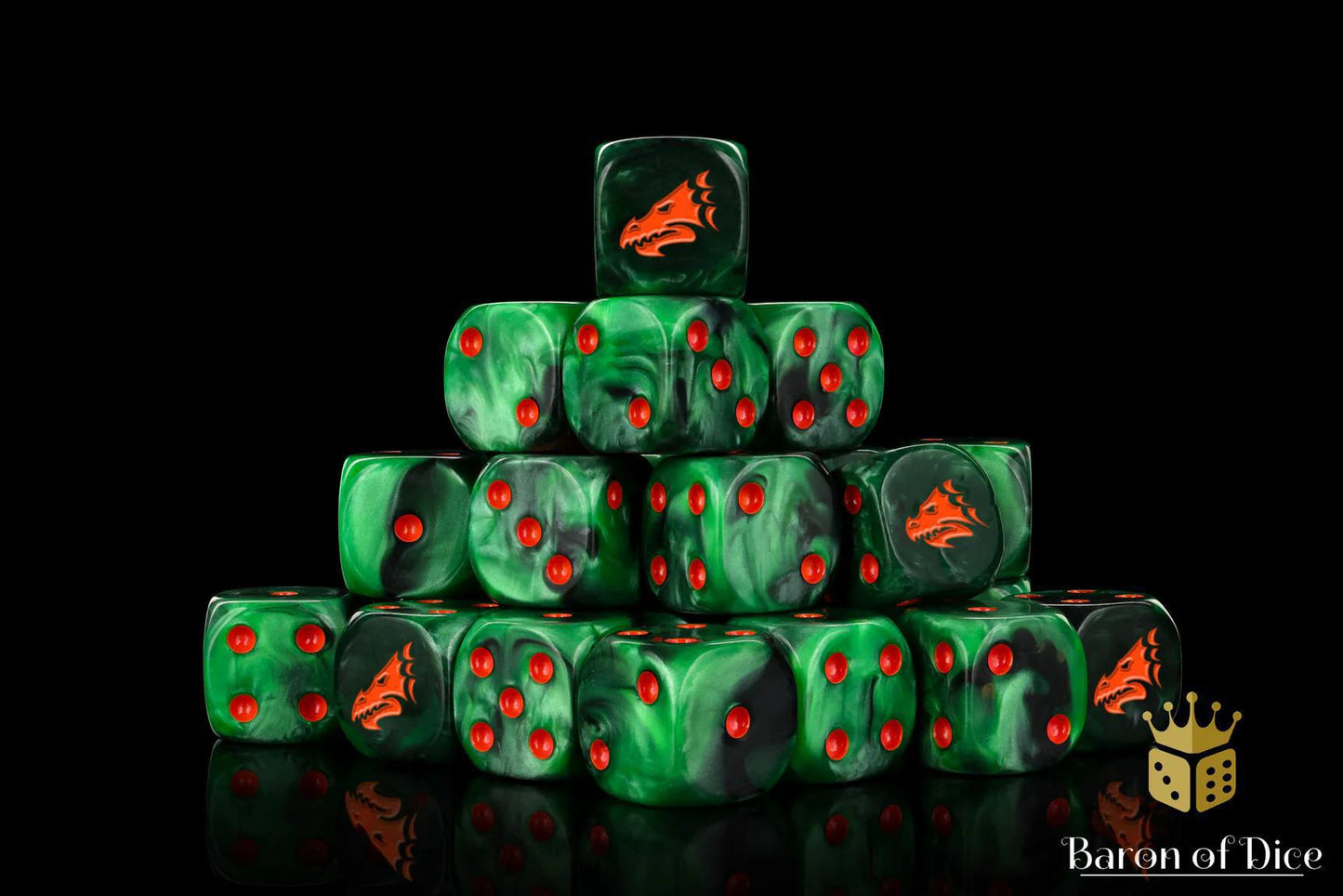 Baron of Dice 25 Count Square Corner Imperial Dice