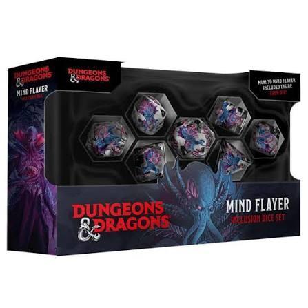 Resin Inclusion Mid Flayer Dice Set