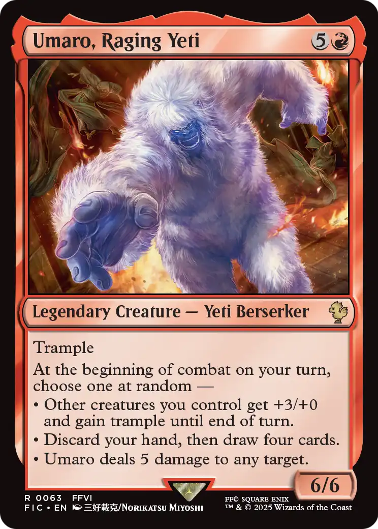 Umaro, Raging Yeti