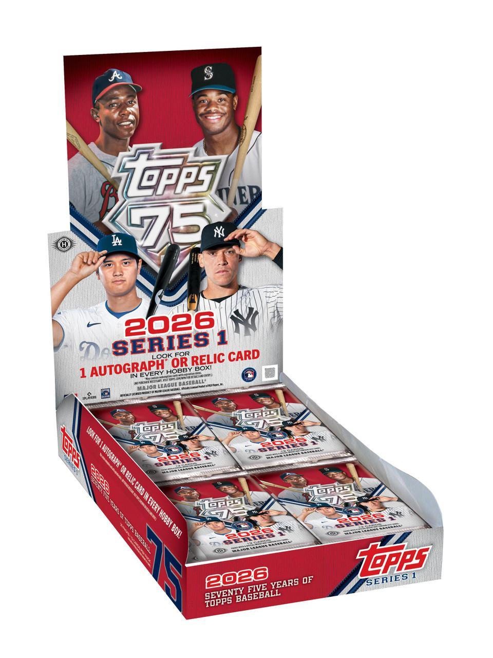 2026 Topps Series 1 Baseball -  Hobby Box