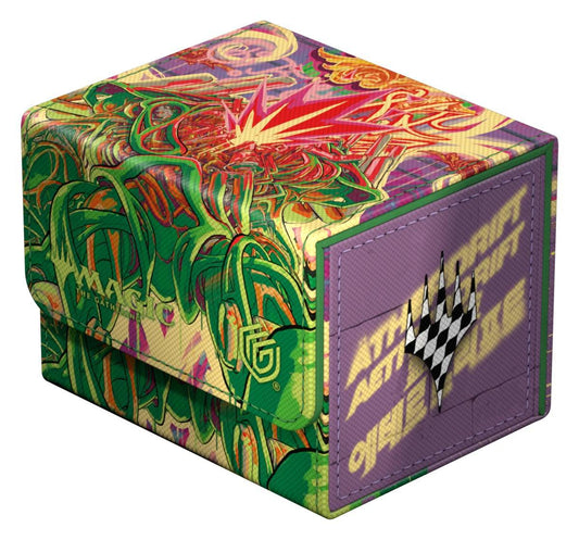 Deck Case: Sidewinder 100+ Xenoskin MTG- “Aetherdrift” - Pyrewood Gearhulk