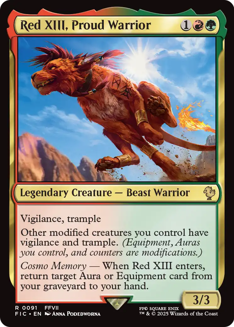 Red XIII, Proud Warrior