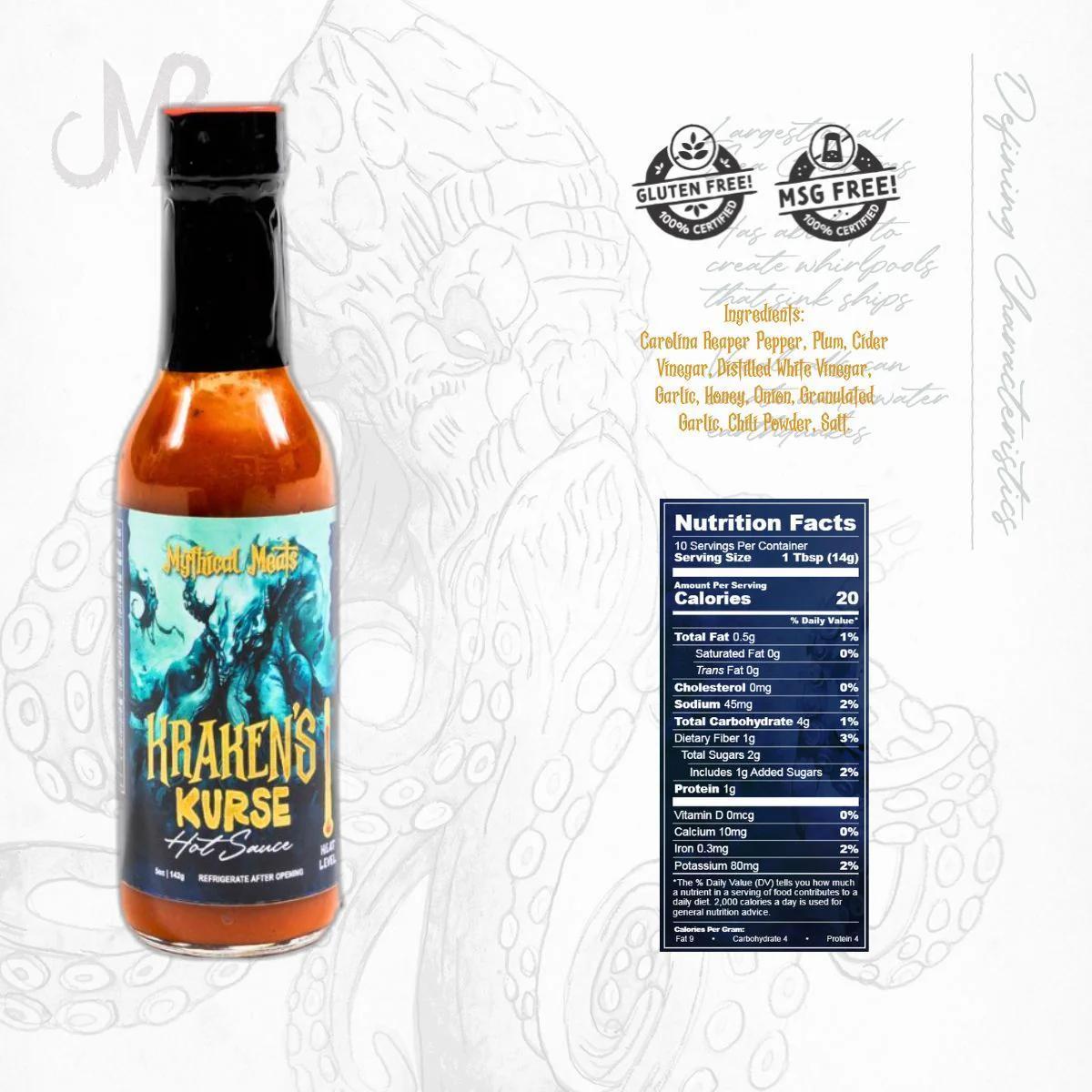 Mythical Meats Hot Sauces 5oz