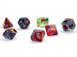 7 Die Nebula Chessex Set