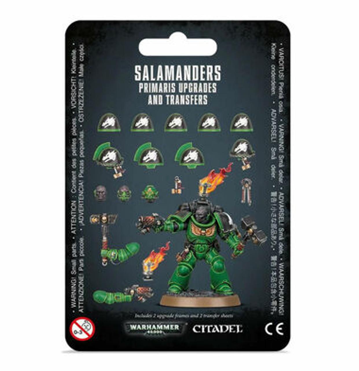 SALAMANDERS PRIMARIS UPGRADES & TRANSFRS